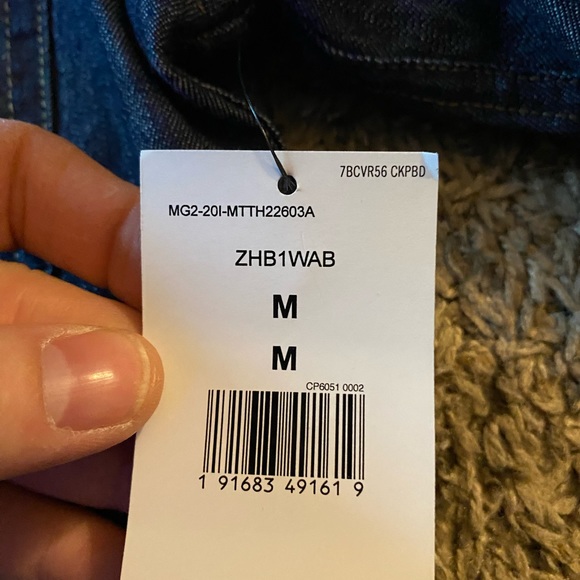 Mens Wrangler Shacket - Picture 5 of 7